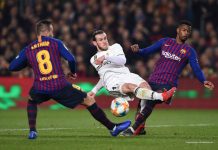 Barcelona ja Real Madrid jättivät ratkaisun toiseen osaan Copa del Reyssä