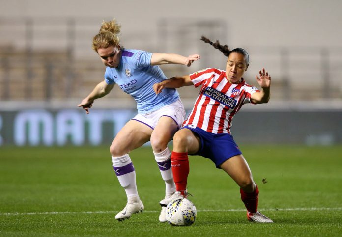 Manchester City Women v Atletico Madrid Femenino - UEFA Women's Champions League Round of 16: First Leg